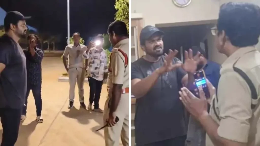 Manchu Manoj eye injury police dispute