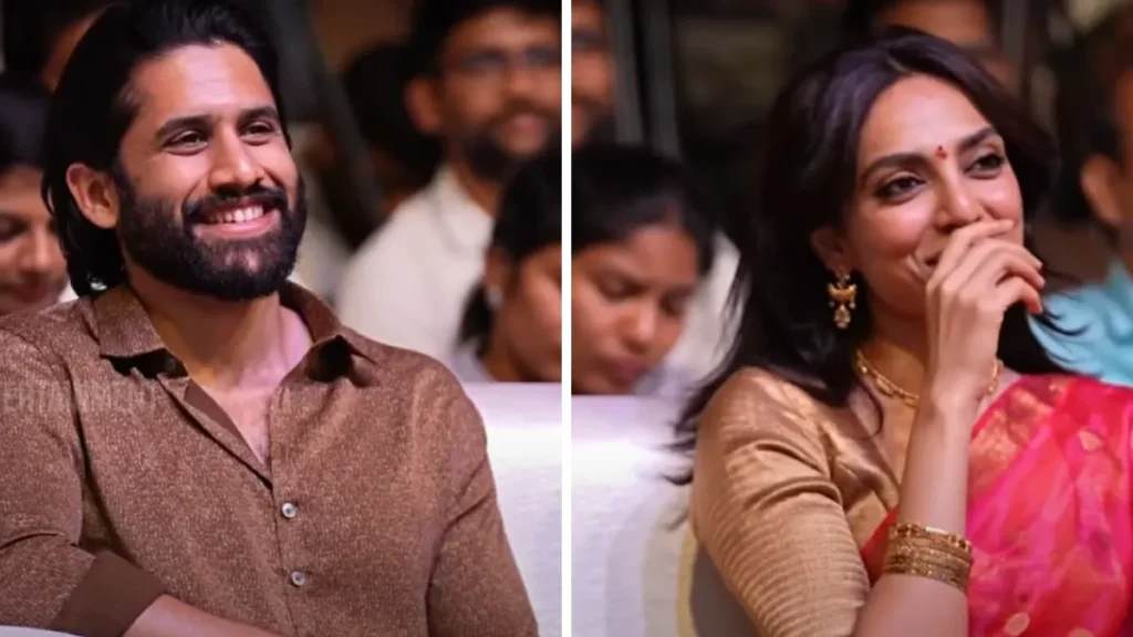 Naga Chaitanya and Shobhita Dhulipala Make First Public Appearance at Thandel Blockbuster Event!